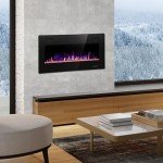 R.W. Flame 36" Wall-Mounted Electric Fireplace