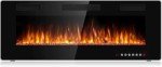 BOSSIN 50" Ultra-Thin Electric Wall Fireplace