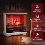 27” Electric Fireplace with 3-Sided Glass View