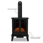Real Flame Foster Electric Stove Fireplace with Thermostat