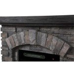 LIVILAND 36" Electric Fireplace with Remote Control