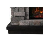 LIVILAND 36" Electric Fireplace with Remote Control