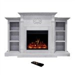 Cambridge Savona 72" Electric Fireplace with Remote
