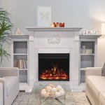 Cambridge Savona 72" Electric Fireplace with Remote