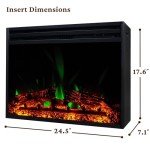 Cambridge Savona 72" Electric Fireplace with Remote