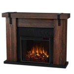 Aspen 49" Chestnut Barnwood Electric Fireplace