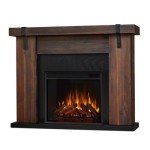 Aspen 49" Chestnut Barnwood Electric Fireplace