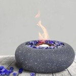 Portable 11-Inch Greyhoo Tabletop Fire Pit