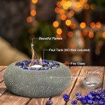 Portable 11-Inch Greyhoo Tabletop Fire Pit