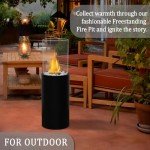 Large Ventless Bio Ethanol Fireplace with Stones