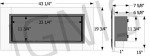 Black Wall-Mount Ventless Bio Ethanol Fireplace