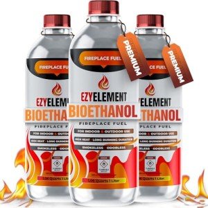 Bioethanol Fireplace Fuel - Clean Burning 3-Pack