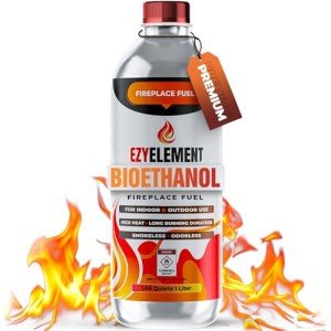 Clean-Burning 1L Bioethanol Fireplace Fuel