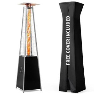 Pamapic 48,000 BTU Pyramid Flame Patio Heater