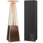 Hykolity 48,000 BTU Pyramid Patio Heater - Bronze