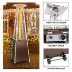 Hykolity 48,000 BTU Pyramid Patio Heater - Bronze