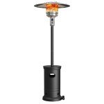 Patio Heater 48000 BTU With Wheels & Design