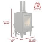 Efficient US Stove for 750 Sq Ft Heating