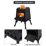 Portable Cast Iron Wood Burning Camp Stove