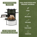 GasOne Wood Burning Rocket Stove - Camping & RV