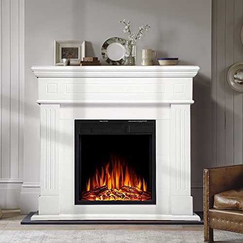 R.W.FLAME Electric Fireplace with Adjustable LED Flames