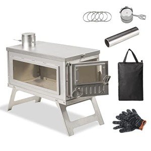 Portable Wood Burning Camp Stove for Backpacking