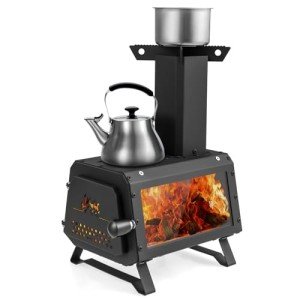 Giantex Mini Portable Camping Wood Burning Stove