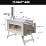 Portable Wood Burning Camp Stove for Backpacking