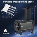 Giantex Mini Portable Camping Wood Burning Stove