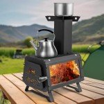 Giantex Mini Portable Camping Wood Burning Stove