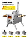 Portable Stainless Steel Camping Stove for Tents