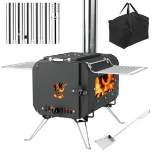 Portable Wood Burning Stove for Camping and Hiking