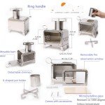 Portable Wood Burning Camping Stove with Accessories