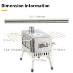 Portable Outdoor Camping Wood Burning Stove