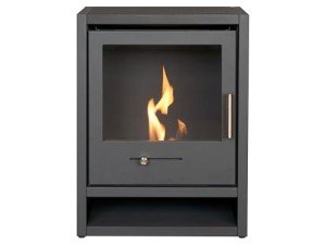 Charcoal Gray OKO S1 Bio Ethanol Stove