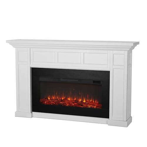 Real Flame Alcott 75” Electric Fireplace with Mantel