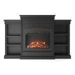 Ameriwood Lamont 69" Electric Fireplace with Mantel