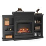 Ameriwood Lamont 69" Electric Fireplace with Mantel