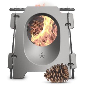 Portable Stainless Steel Wood Burning Camp Stove