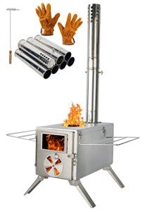 Portable Stainless Steel Camping Stove for Tents