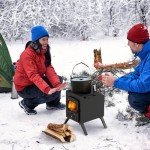 HOPUBUY Portable Wood Stove for Camping and Outdoors
