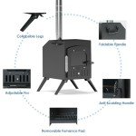 HOPUBUY Portable Wood Stove for Camping and Outdoors
