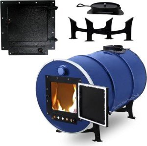 Sonret 55 Gallon Barrel Stove Kit for Camping