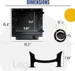 Sonret 55 Gallon Barrel Stove Kit for Camping