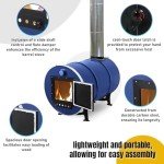 Sonret 55 Gallon Barrel Stove Kit for Camping