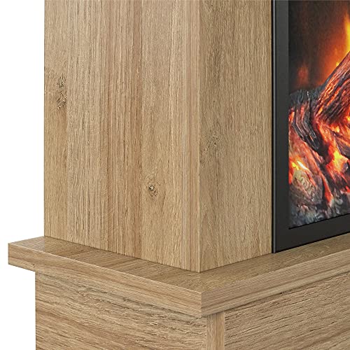 Ameriwood 32" Electric Fireplace with Mantel and Remote