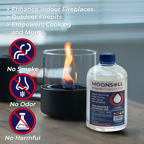 MoonSoll Bio Ethanol Fuel for Fire Pits