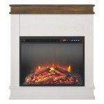 Ameriwood Home Mateo 30" Electric Fireplace with Mantel