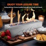GardenLifer 15" Tabletop Smokeless Fire Pit