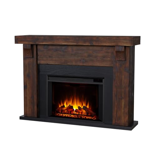 Real Flame Gunnison 64" Electric Fireplace Mantel
